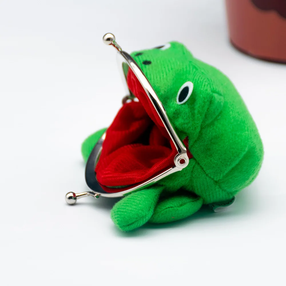 1PCS Hot Selling Frog Wallet Anime Cartoon Wallet Coin Purse Manga Flannel Wallet Cute Purse Coin Holder