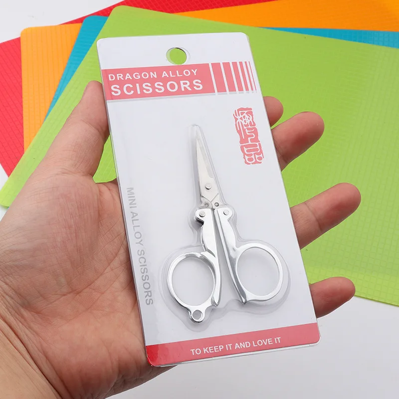 Folding Scissors Pocket Travel Small Crafts Sharp Blade Emergency Mini  Foldable Travel Embroidery Scissor Thread Tailor Scissors - AliExpress