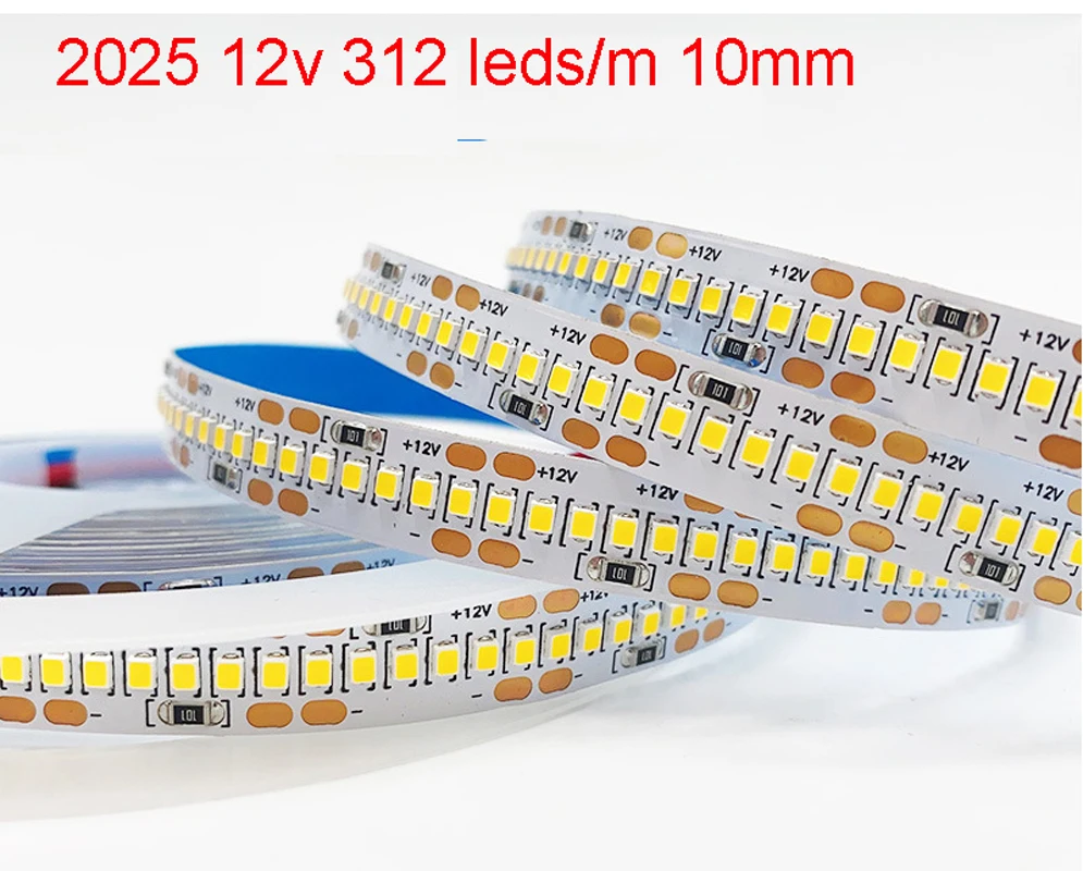 5m 12v 2025 LED Strip 624 leds/m 35w/m 312 LEDS/M 18w 168 LEDS/M Groove  Linear Cabinet Flexible Tape 3000k Day White 6000k 6500k - AliExpress