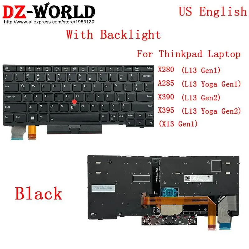 Ricambi Per Laptop Tastiera Usa Per Lenovo ThinkPad X280 X390 - Foto 3