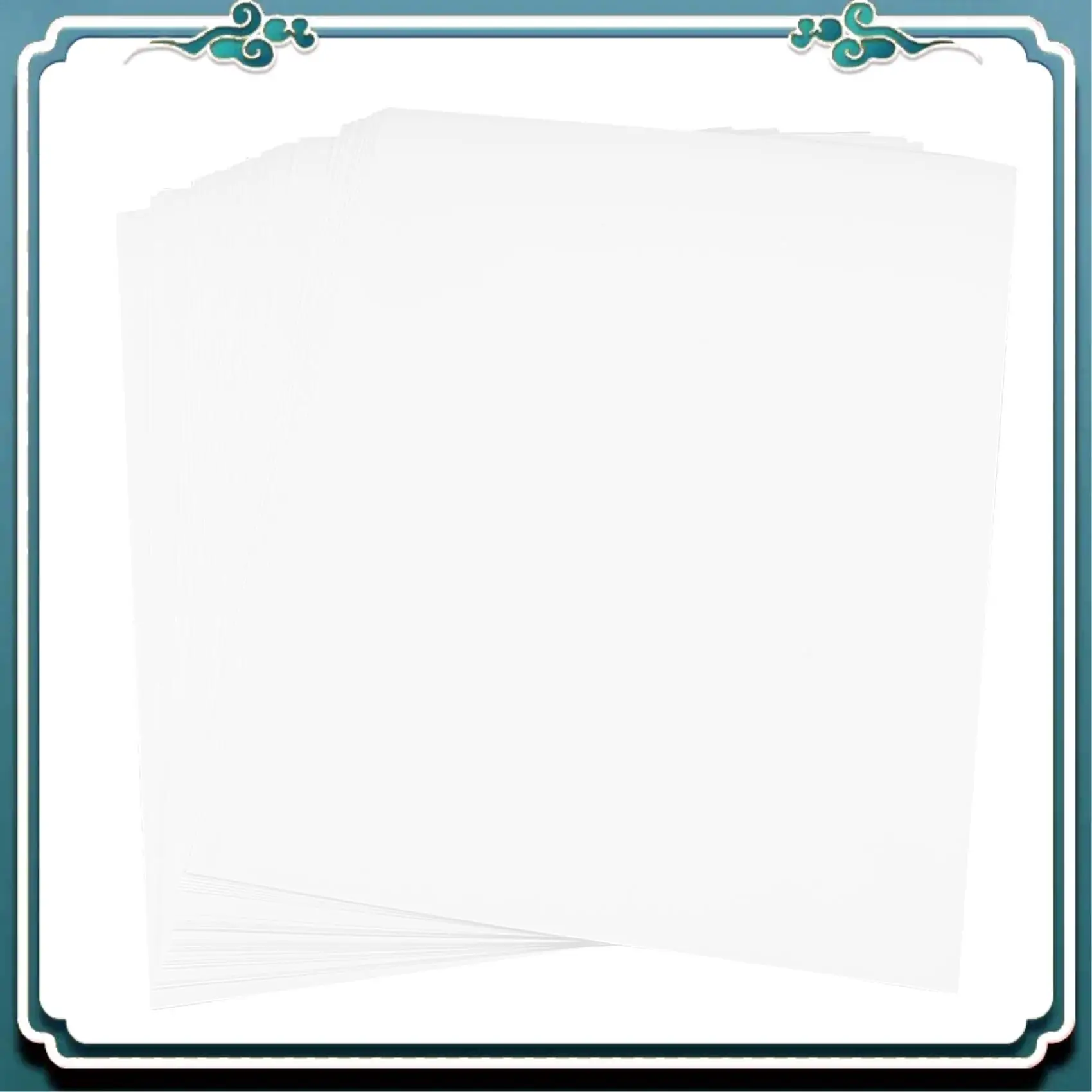 잉크젯 및 프린터 용 프리미엄 인쇄용 방수 비닐 스티커 용지 사용하기 쉬운 210X280mm 30 매 무광택 흰색 데칼 용지