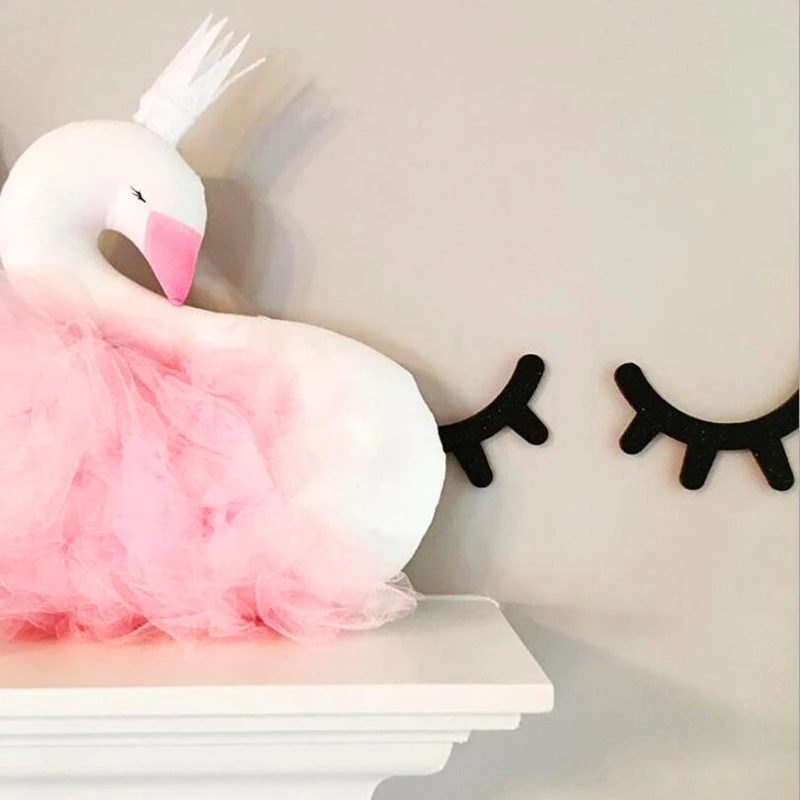 New Swan Crown Skirt Wall Hanging Decoration Baby Doll Hanging Decoration Home and Children's Room Accessories 4