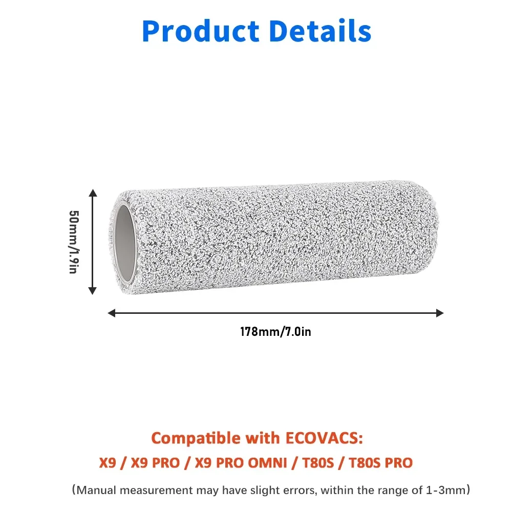 Filter Roller Mop Dust Bag Main Side Brush For ECOVACS X9 PRO OMNI T80S X11 PRO OMNI X11 Pro YEEDI S16 PLUS Vacuum Accessories
