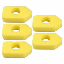 

5pcs Yellow Air Filters For Briggs Stratton 698369 5088D 5088H 5086K 4216 5099 Garden Power Air Filters Lawn Mower Parts