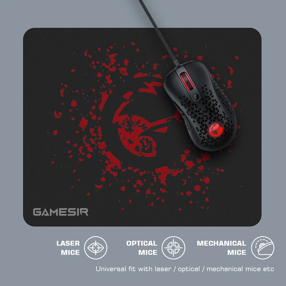 Gaming Mouse Wired Mouse GameSir GM500 Wired Gaming Mouse PC Mouse with PMW33600 optical sensor 12000 DPI For Windows 7 10 11