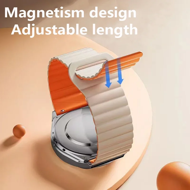 Premium Silicone Magnetic Loop Smartwatch Band - Versatile, Secure, and Stylish