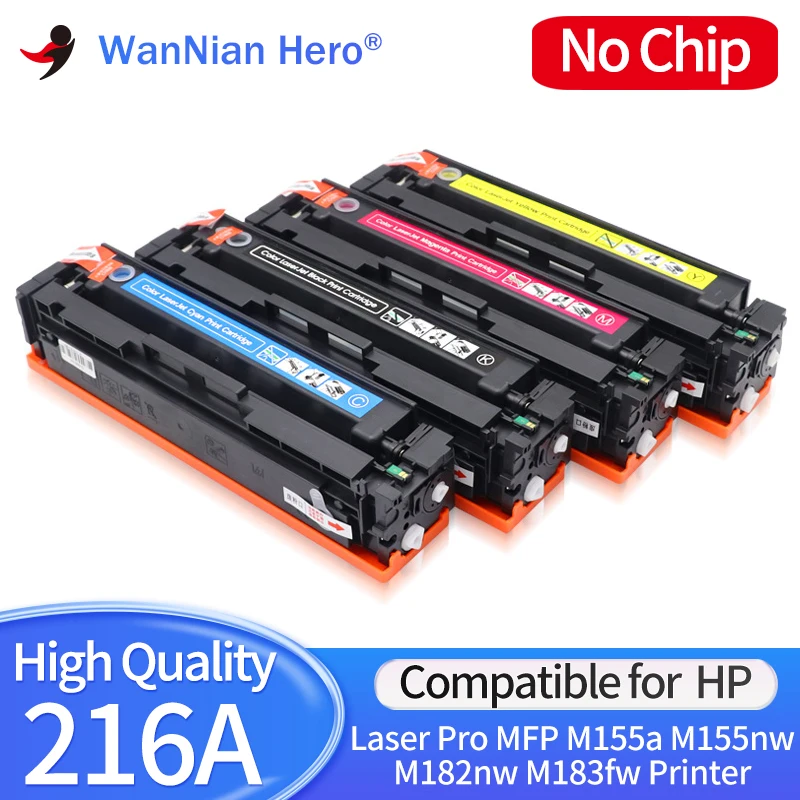 NEW Compatible For HP 216a 215a Toner Cartridge Compatible for HP M155a  M155nw M182nw M183fw W2410A W2310A Color Printer No chip - AliExpress