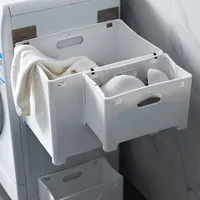 Foldable Laundry Basket with Wall Mounts