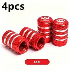 Universal Car Wheel Tire Air Valve Dust Caps - Sleek Stem Cover Caps for Enhanced Protection (Chery )