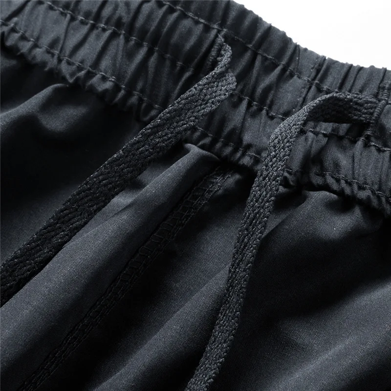 Summer Sports Cropped Trousers Quick-drying Large Size 7XL 8XL Men's Casual 3/4 Pants Thin Workout Mens Fashion Baggy Shorts 4