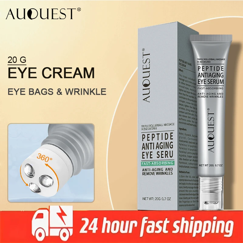 AUQUEST Anti Dark Circle Eye Cream Peptide Eye Bags Anti Wrinkle