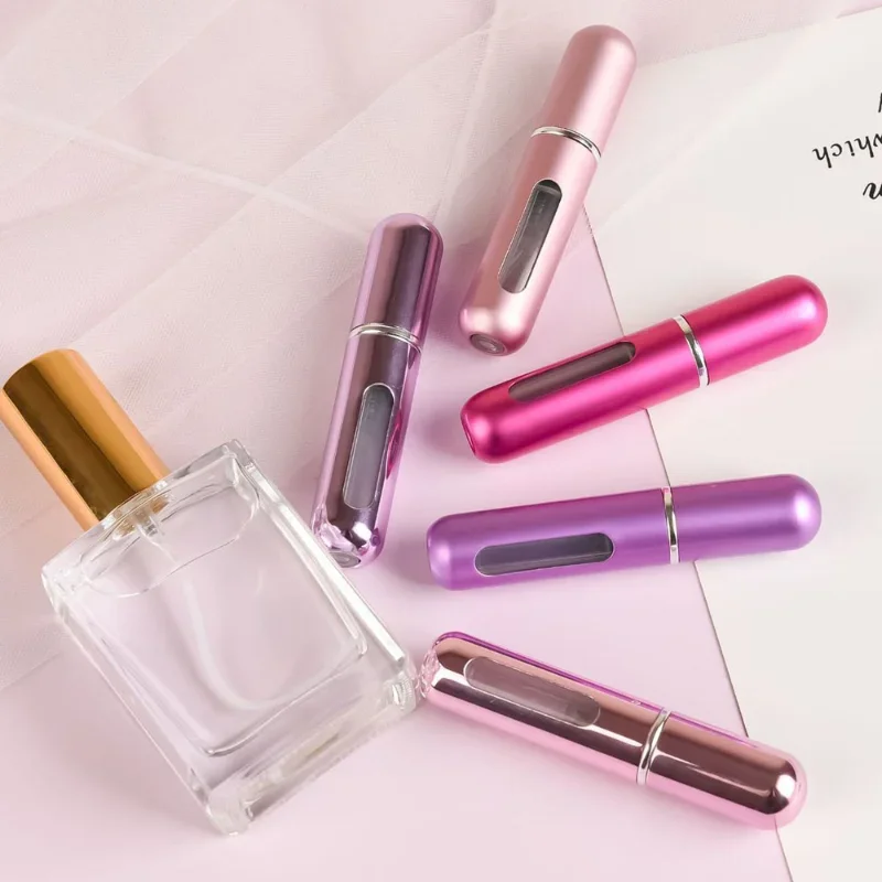 8/5ml perfume atomizer portable liquid container for Cosmetics Traveling mini aluminum spray alcochol empty refillable bottle perfume atomizer mini perfume atomizer refillable bottle refillable empty bottle refillable cosmetic bottle refillable perfume bottle refillable liquid container refillable spray bottle