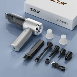 Wireless Mini Handheld Car and Home Vacuum Cleaner - Strong Suction, Portable and Efficient Cleaning Machine (Max 2hapa)