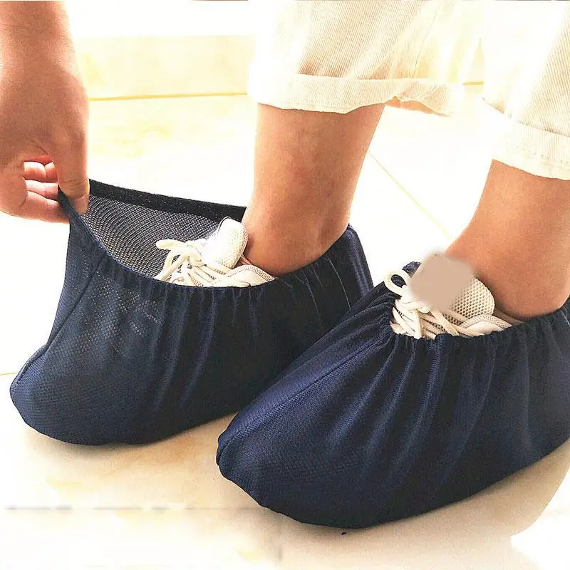 Reusable Shoe Covers Anti-skid Boots Cover Elastic Overshoes Washable Outdoor Shoe Protector Keep Floor Carpet Cleaning