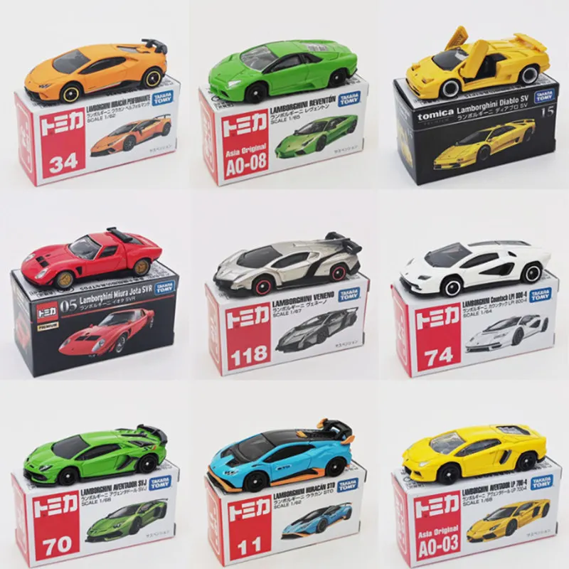 Takara TOMY Lamborghini STO Countach Miura LP700-4 модель спортивного автомобиля, литые игрушки, Модель гоночного автомобиля, миниатюрные масштабы, подарок для детей Takara TOMY Lamborghini STO Countach Miura LP700-4 модель спортивного автомобиля, литые игрушки, Модель гоночного автомобиля, миниатюрные масштабы, подарок для детей