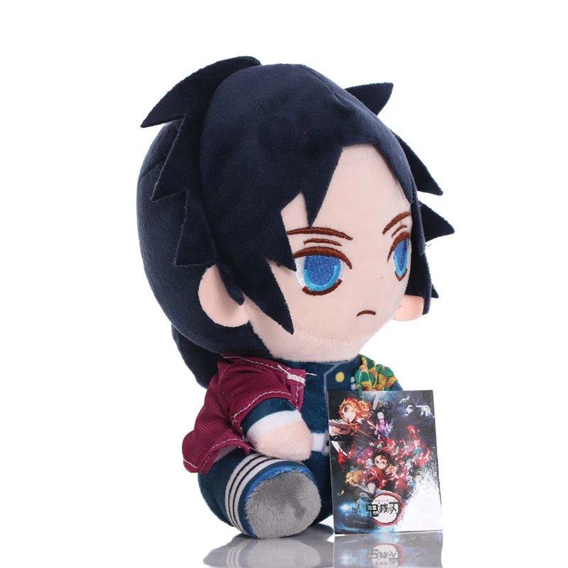 Pelúcia Brinquedos de Pelúcia Demon Slayer Figura dos Desenhos Animados  Manga Bonecas Kimetsu Tanjirou Nezuko Crianças Presentes 