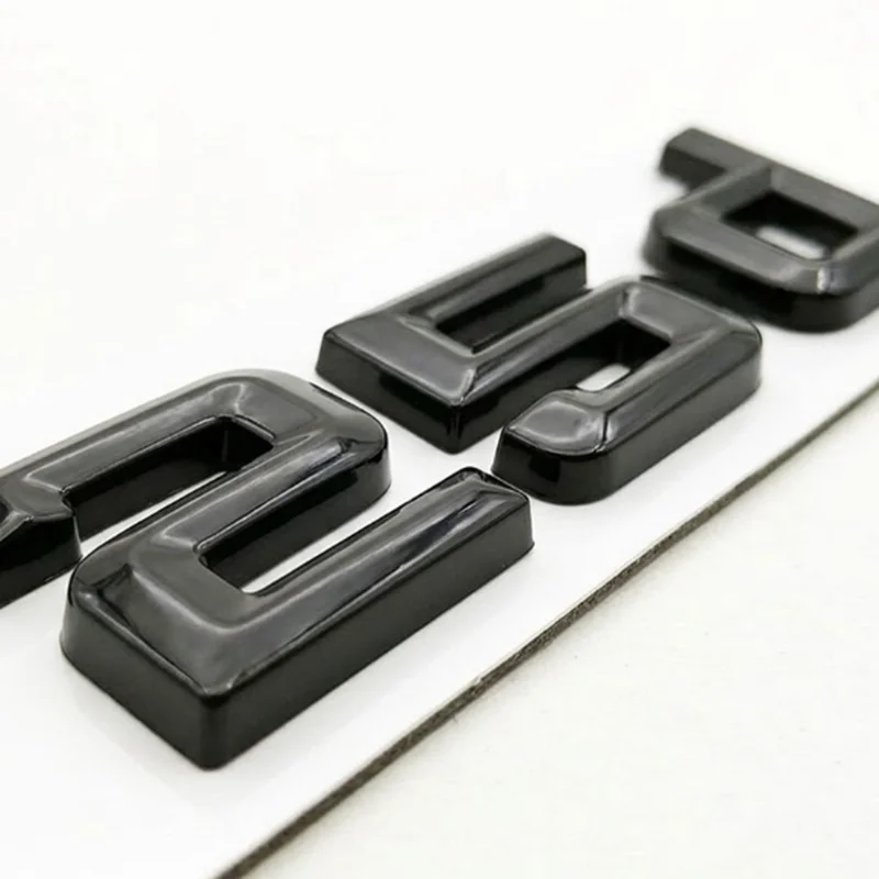 3D sDrive 18i 25d 자동차 엠블럼 배지 BMW X1 X2 X3 X4 Z4 리어 트렁크 레터 로고 글로스 블랙 크롬 스티커 액세서리