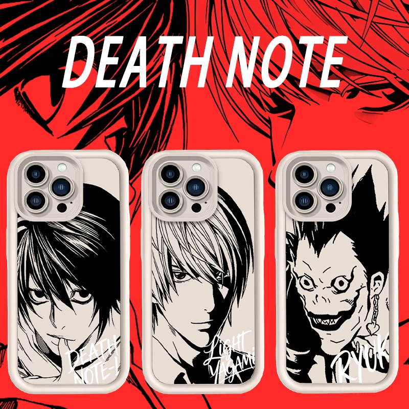 Death Note L & Misa Soft TPU Phone Case - Anime Character Design