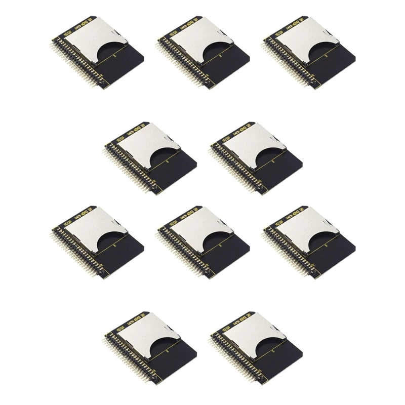 

10X IDE SD Adapter SD To 2.5 IDE 44 Pin Adapter Card 44Pin Male Converter SDHC/SDXC/MMC Memory Card Converter For PC