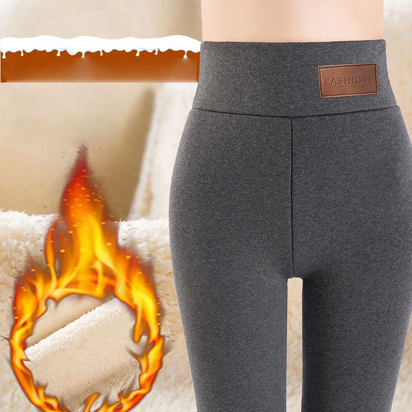 

Play Video Winter Warm Sexy Leggings Women Super Thick High Stretch Lamb Cashmere Leggins Skinny Fitness Woman Pants Leggins