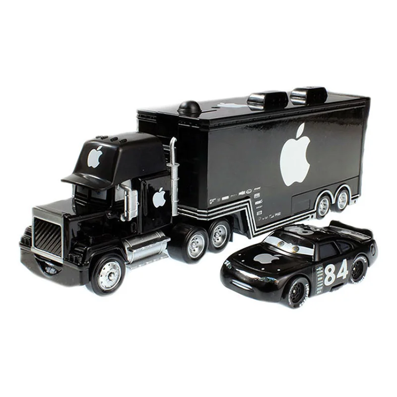 Disney Pixar Cars 2 3 Toys Lightning McQueen Jackson Storm Mack Uncle Container Truck Diecast Model Car Toy Childrenr Gift