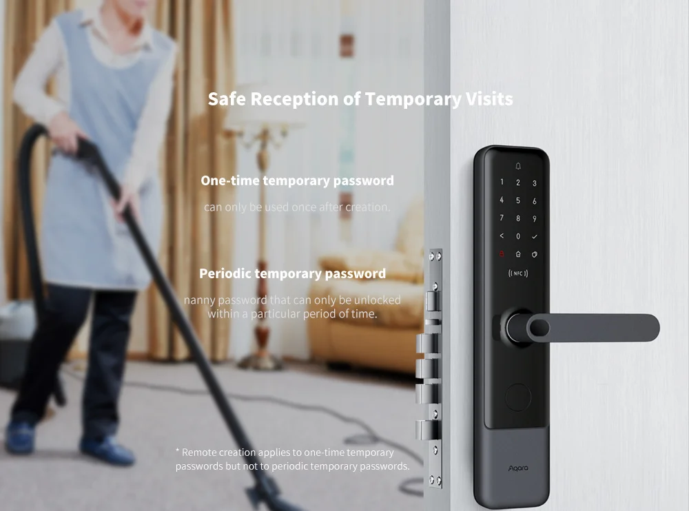 N200 N100 Smart Door Lock Fingerprint Locks For Bluetooth Password NFC Unlock Mi