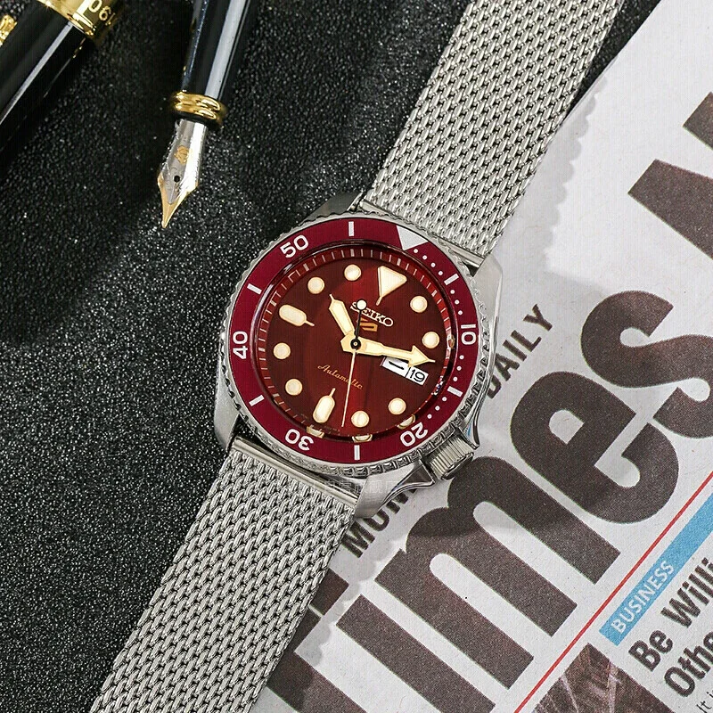 

Original Seiko 5 Automatic Mechanical Watch For Men Sport 10Bar Waterproof Luminous Watches