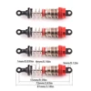 Hydraulic Shock Absorber For SCY 16101 16102 Pro Wltoys 124008 124017 MJX Hyper Go 16207 16208 16210 14301 14210 RC Car Upgraded 3