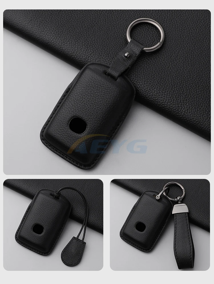Leder auto fernbedienung schlüssel fall abdeckung shell für mazda 3 alexa cx30 CX-4 cx5 CX-5 cx8 CX-8 CX-30 cx9 CX-9 chutz fob zubehör – Detail 8