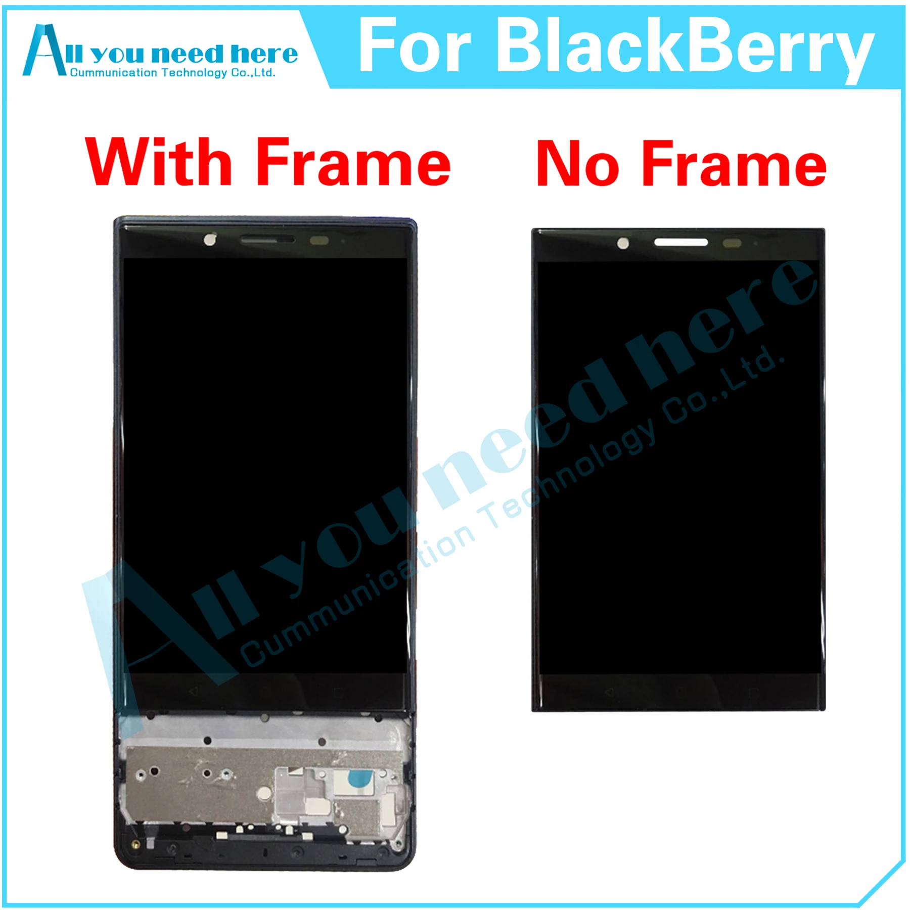100% Test Aaa Per Blackberry Key2 Le Display Lcd Touch Screen Digitizer Assembly Parti Di Riparazione Di Ricambio