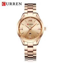 

CURREN Fashion Calendar Women Watches Luxury Business Watch Lady Quartz Stainless Steel Women for WristWatches Relogio Feminino