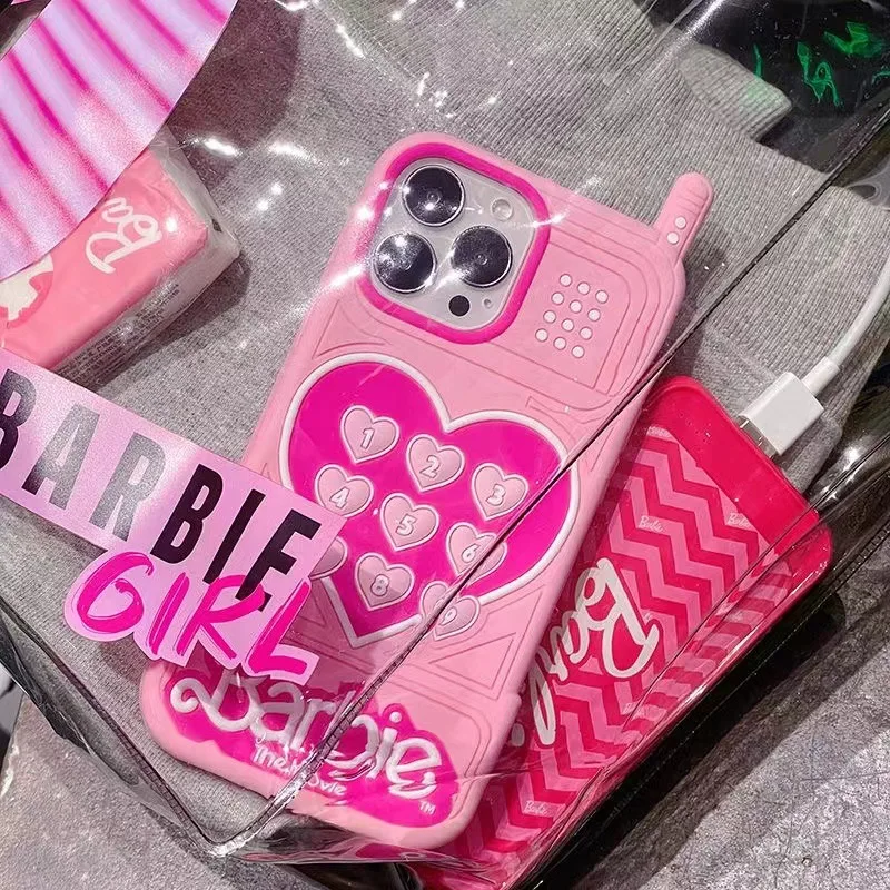 Custodia Per Telefono Barbie Princess Pink Sweet Girls Per Iphone 15 14 13 12 11 Pro Max 14 Plus Custodia Custodia Antiurto Per Cartoni Animati Di Lus