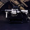 14cm PUBG Weapon Model Metal Playerunknowns Battlegrounds MGL Grenade Launcher Gun Keychain Arms Game Peripheral Gifts for Kids 3