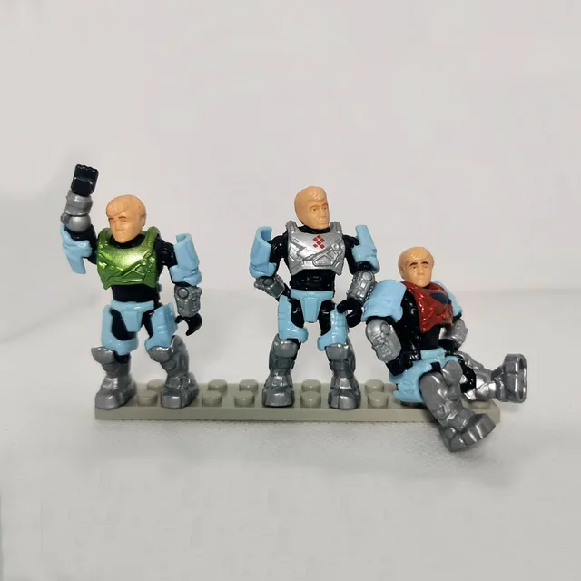 5Cm Mega Bloks Construx Halo Spartan Cally Urabn Soldier Anime Action Figure Building Blocks Collector Edition Construction Toys 2