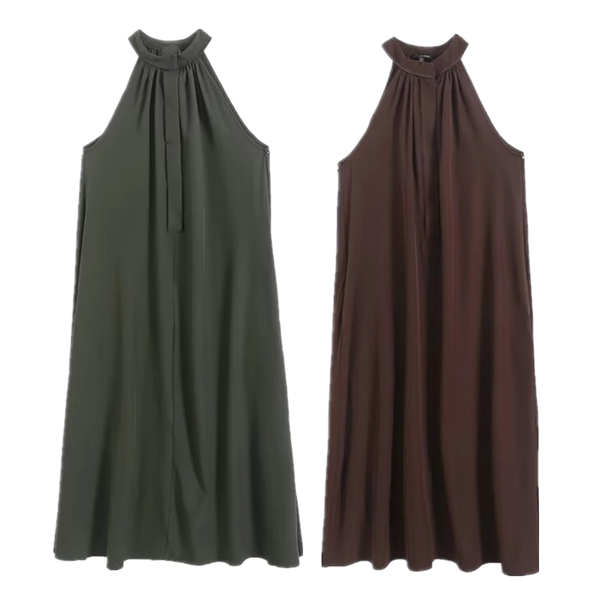 

Jenny&Dave Clothing Fashion Ladies Halter Dress Summer Dress Womne Minimalist Elegant Party Dress Women's