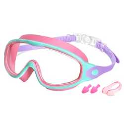 Vibrant Youth Swim Goggles - UV Protection & Anti - Fog, Leak - Proof Swimming Accessories (Pink - purple)