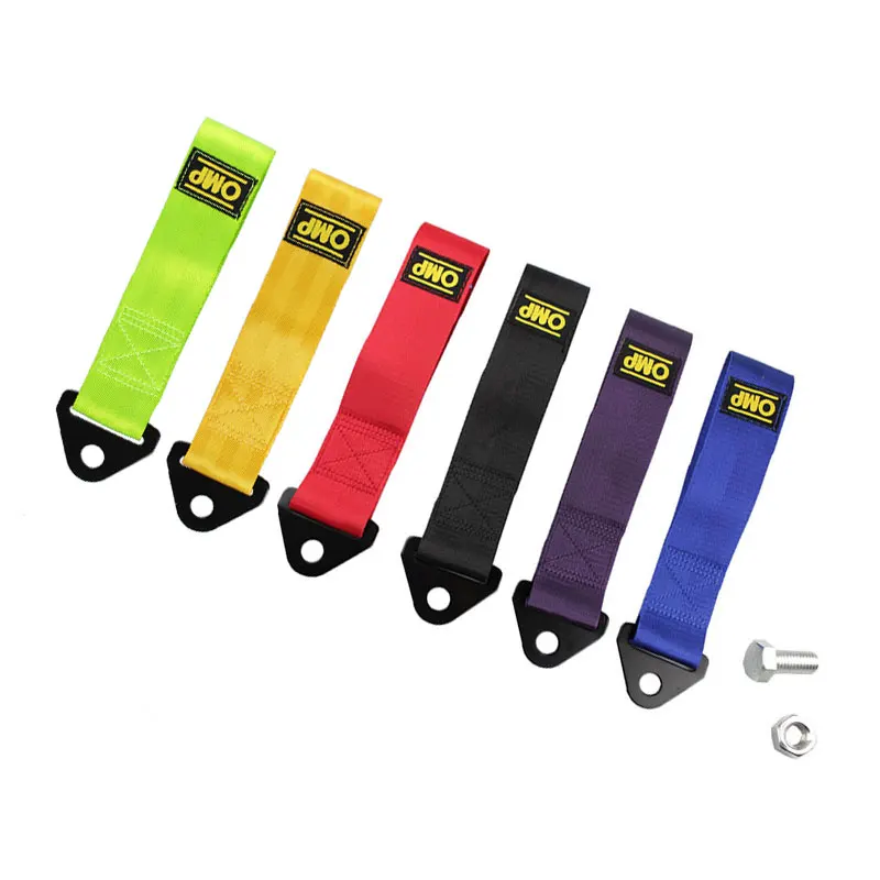 High-Strength Nylon Tow Strap Universal Car Racing Tow Ropes Auto Trailer Ropes Auto Trailer Ropes Bumper Trailer Towing Strap