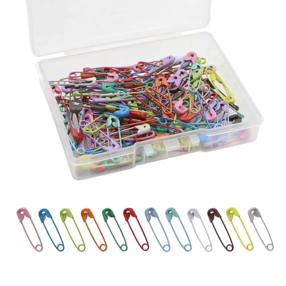 120/240pcs 안전 핀 19mm 휴대용 의류 장식 핀 DIY 바느질 핀 의류 액세서리