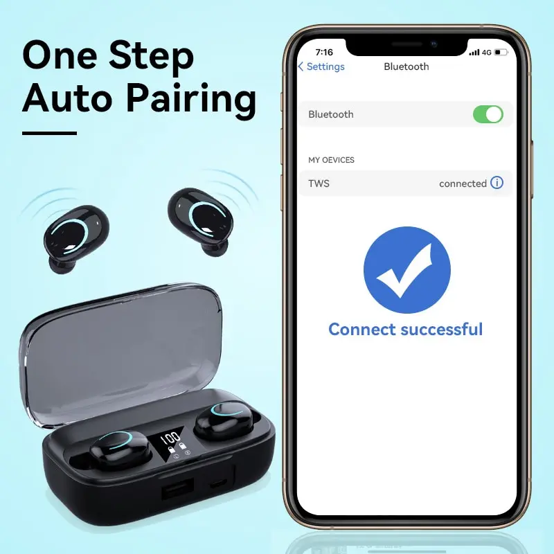 Wireless Bluetooth Headphones With Active Noise Cancelling Sport_voghion.com