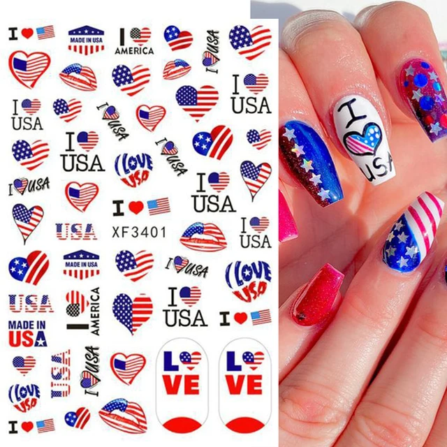 50 Fourth of July Nail Art Ideas - Days Inspired