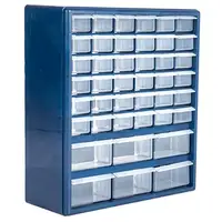 42 Compartment Organizer Wall Mountable Multi-purpose Storage Drawers Craft Beads Tools Container Organizer Polypropylene 1