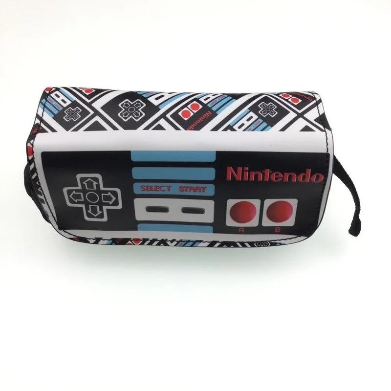 

Пенал для контроллера видеоигр, чехол для карандашей с принтом, милые Канцтовары, стационарный карандаш для студентов, чехол для контроллера видеоигр