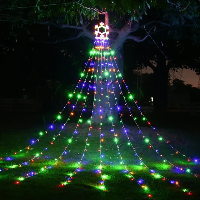 Smart Christmas Tree Lights IP65 Waterproof Multicolor Fairy Lights String  Remote Control for Christmas Home Yard Holiday Decor - AliExpress