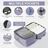 Multifunctional Waterproof Travel USB Charger Luggage Bags Large Capacity Bags Expanding Oxford Backpack for Women Men 3