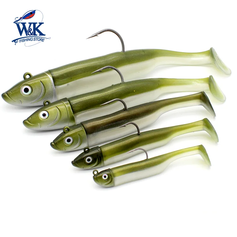 Njord Kalastus Set di Esche in Gomma per trote con ami | Set di Esche da Pesca per trote