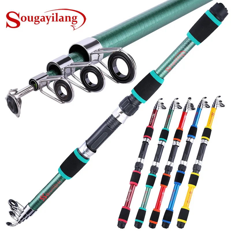 Fishing Rod Surf Spinning  Telescopic Fishing Rod Sougay - 1.8m