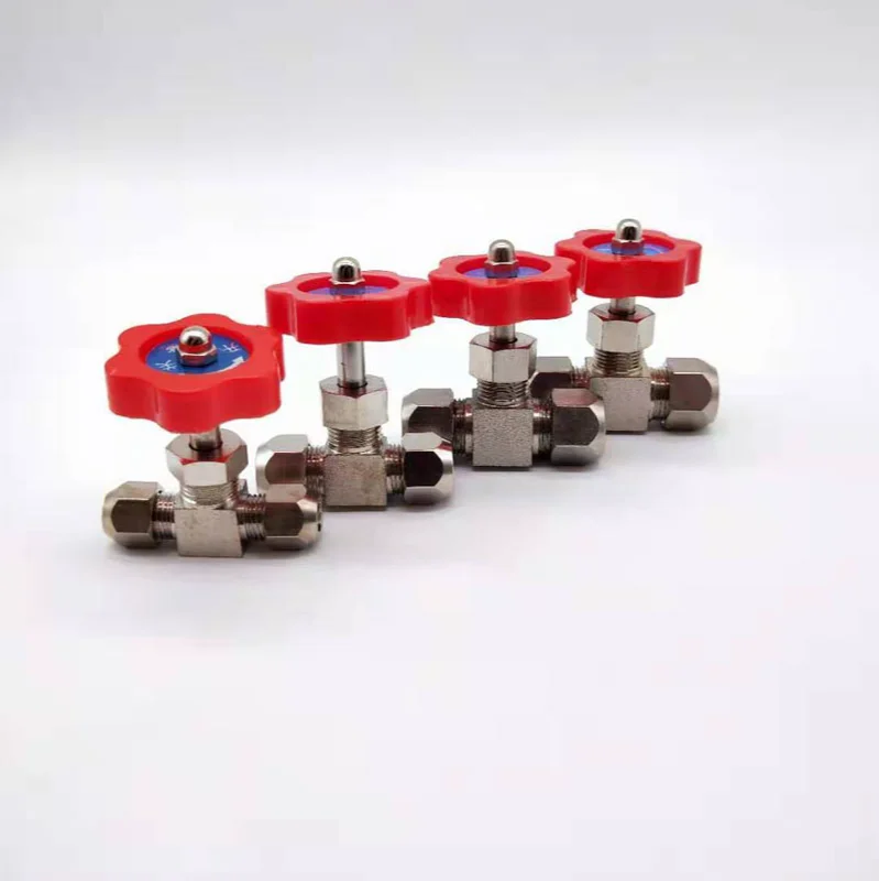 

1pcs Ball Balve 6mm 8mm 10mm 12mm Pipe Orange Plastic Handle Metal High Pressure Durable Tube Needle Type Globe Valve