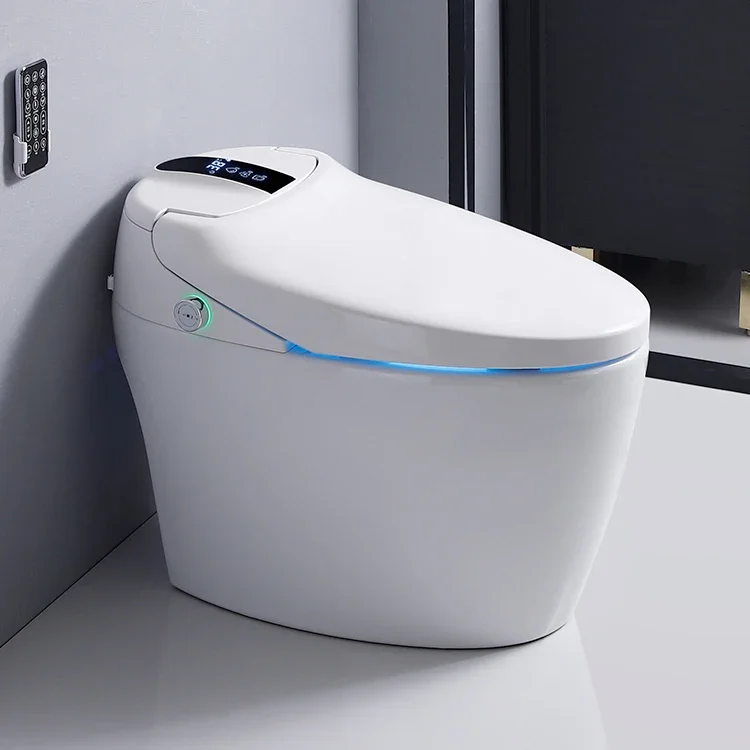 YYHC-Sanitary ware luxury modern style fully automatic operation electric bidet siphonic flush intelligent smart wc toilet