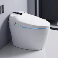 YYHC-Sanitary ware luxury modern style fully automatic operation electric bidet siphonic flush intelligent smart wc toilet 1