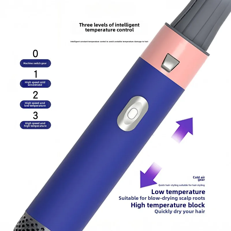 US/UK/EU 5 in 1 Straight Hair Curling Hair Styling Tool Automatic Curling Dryer with Curlers Styling Carrying negative ions